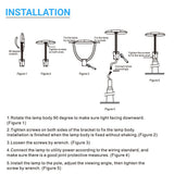 LED Post Top Light With Photocell 75W, 5700K, AC120-277V, UL, DLC Listed, IP65 Waterproof, Dimmable, Bronze, For Street Yard Garden Lighting