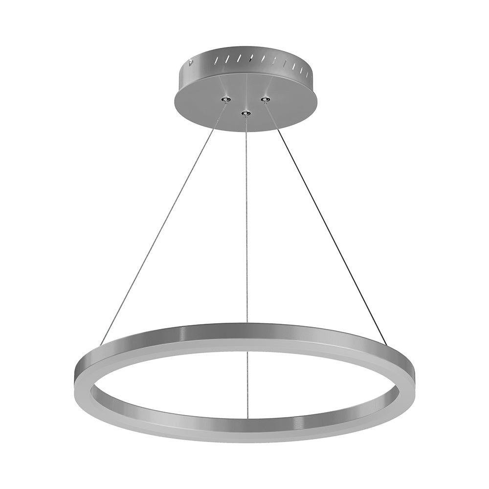 LED Ring Chandelier, 1-Ring, 38W, 3000K, 1512LM, Dimmable, Diameter 23.6''×71''