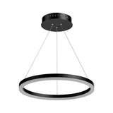 LED Ring Chandelier, 1-Ring, 38W, 3000K, 1512LM, Dimmable, Diameter 23.6''×71''
