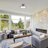 LED Semi-Flush Mount Light, 28W, 1950 Lumens, Dimmable, Round Close To Ceiling Lights