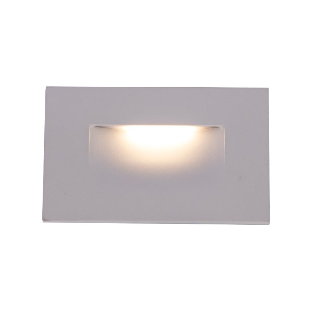 LED Step Lights 3W 3000K (Warm White), 120 LM, 120V, Rectangle, ETL Listed, Dimmable, Wet Location, Indoor Outdoor Stair Lights