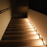 LED Step Lights 3W 3000K (Warm White), 120 LM, 120V, Rectangle, ETL Listed, Dimmable, Wet Location, Indoor Outdoor Stair Lights