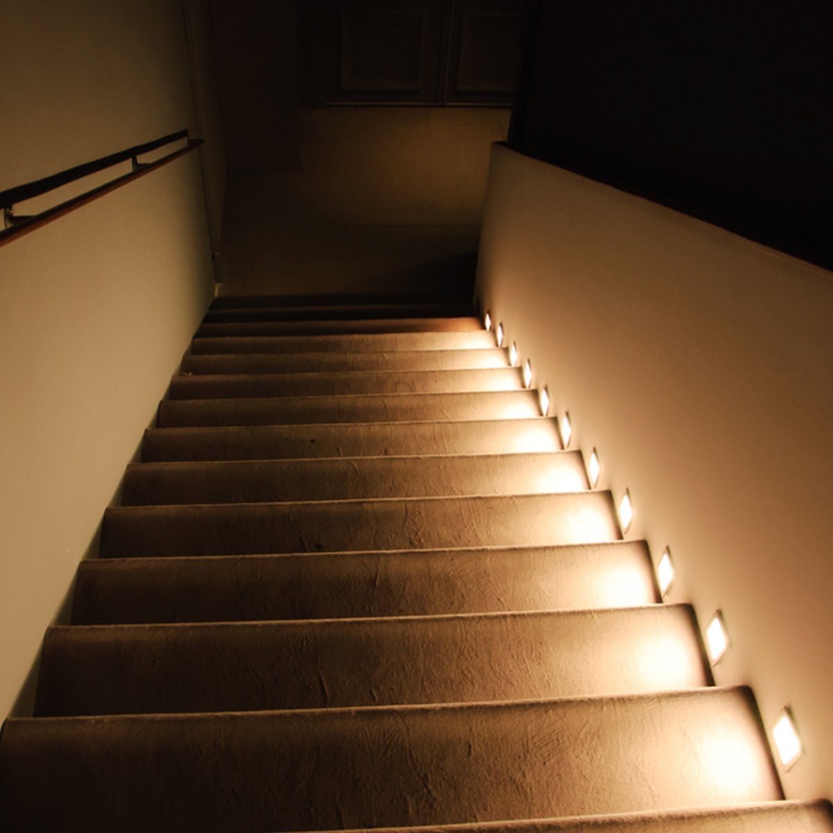 LED Step Lights 3W 3000K (Warm White), 120 LM, 120V, Rectangle, ETL Listed, Dimmable, Wet Location, Indoor Outdoor Stair Lights