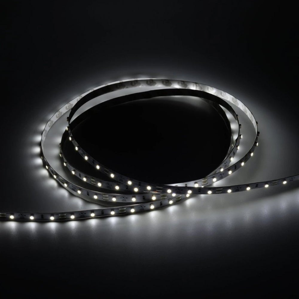 LED Strip Lights, IP20, 16.4ft, Dimmable, 12V, SMD 3528, 60 leds/Meter, 192 Lumens/ft, UL, RoHS Listed, LED Lights for Bedroom, Kitchen, Home Decoration
