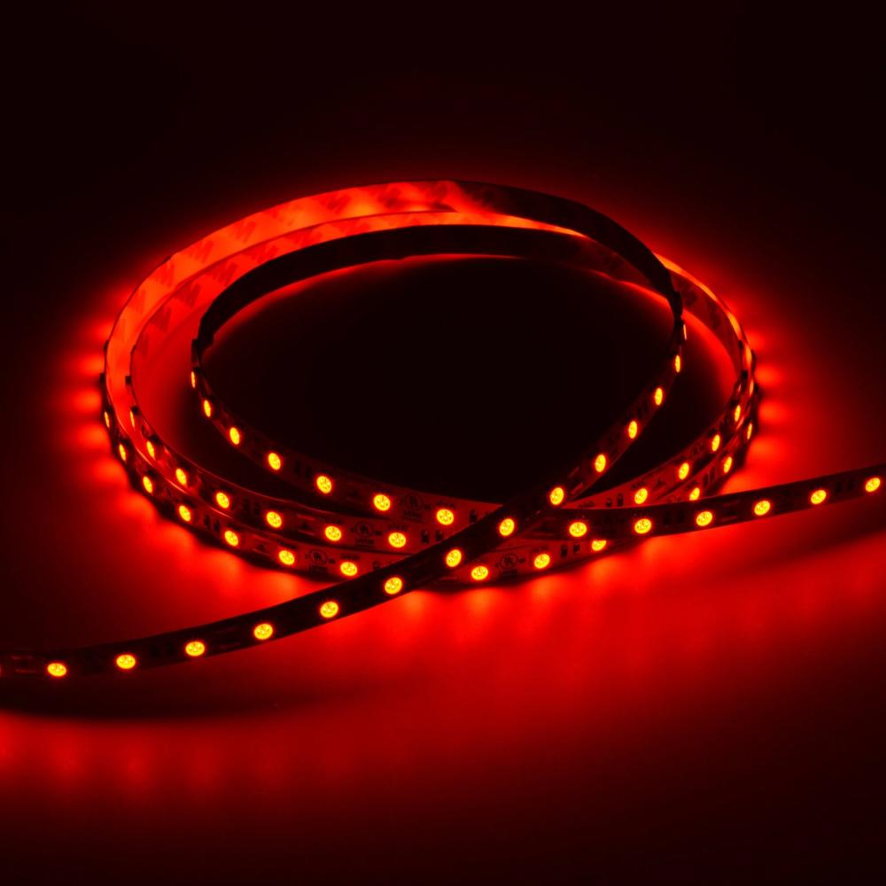 LED Strip Lights, IP20, 16.4ft, Dimmable, 12V, SMD 5050, 60 leds/Meter, UL, RoHS Listed, LED Lights for Bedroom, Kitchen, Home Decoration