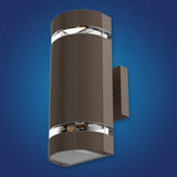 LED Up and Down Lights Outdoor, Semi Cylinder, 2X5W, AC100- 277V, Outdoor Wall Light ETL, RoHS Listed, Waterproof Outdoor Wall Lamps