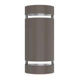 LED Up and Down Lights Outdoor, Semi Cylinder, 2X5W, AC100- 277V, Outdoor Wall Light ETL, RoHS Listed, Waterproof Outdoor Wall Lamps