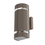 LED Up and Down Lights Outdoor, Semi Cylinder, 2X5W, AC100- 277V, Outdoor Wall Light ETL, RoHS Listed, Waterproof Outdoor Wall Lamps