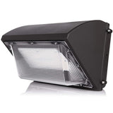 LED Wall Pack Light with Dusk-to-Dawn Photocell 120W 5700K 16300LM, Forward Throw, IP65 Waterproof Outdoor Wall Light Fixture, Commercial Security Lighting, UL, DLC Premium