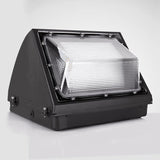 LED Wall Pack Light with Dusk-to-Dawn Photocell 120W 5700K 16300LM, Forward Throw, IP65 Waterproof Outdoor Wall Light Fixture, Commercial Security Lighting, UL, DLC Premium