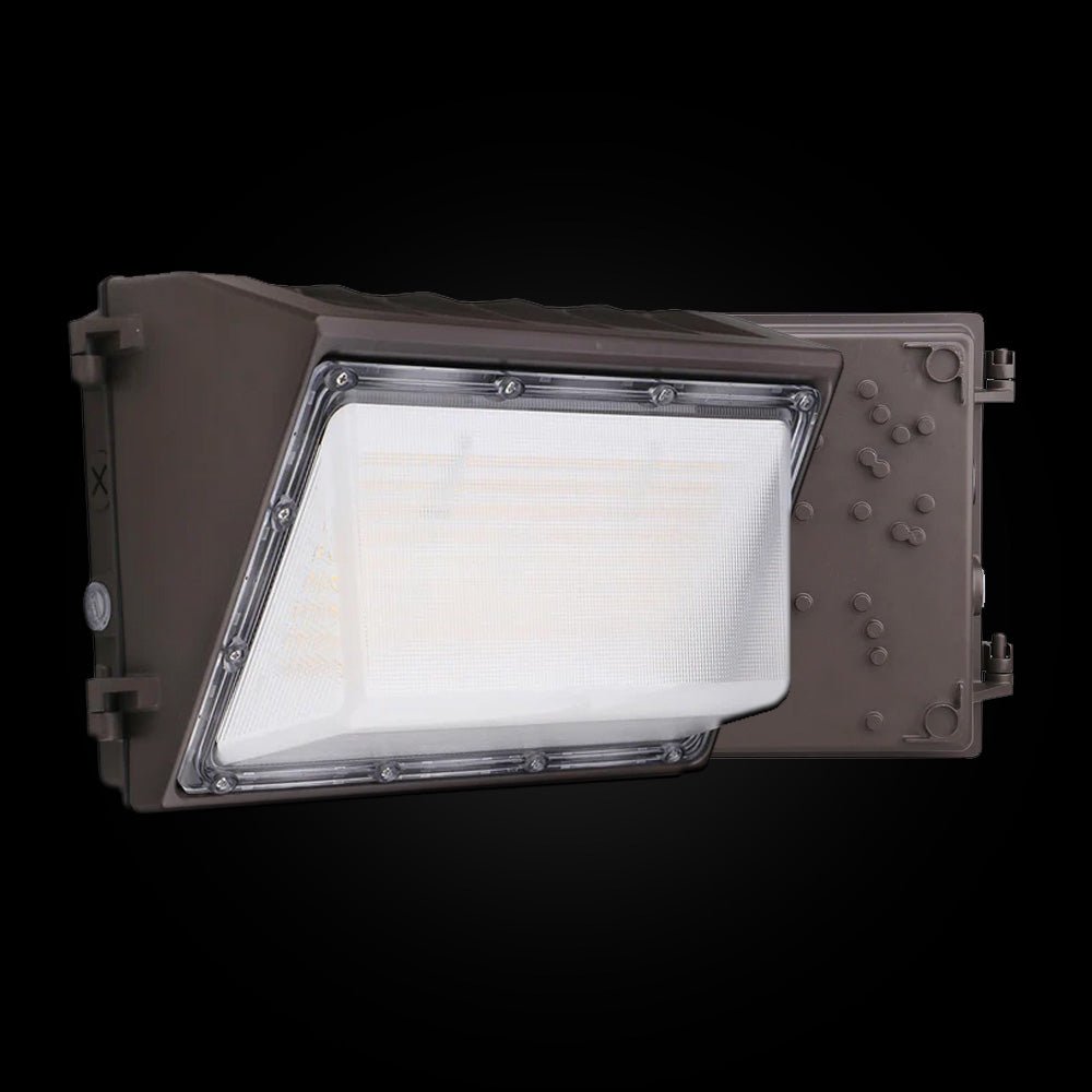 LED Wall Pack Light with Dusk-to-Dawn Photocell, 40W, 5700K, 6250LM, AC120-277V, Forward Throw, Waterproof, UL, DLC Premium, Wall Mount Outdoor Security Lighting Fixture
