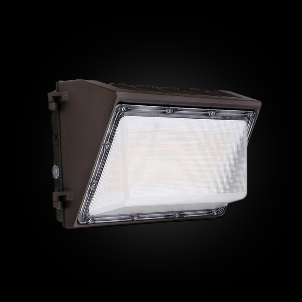 LED Wall Pack Light with Dusk-to-Dawn Photocell, 40W, 5700K, 6250LM, AC120-277V, Forward Throw, Waterproof, UL, DLC Premium, Wall Mount Outdoor Security Lighting Fixture