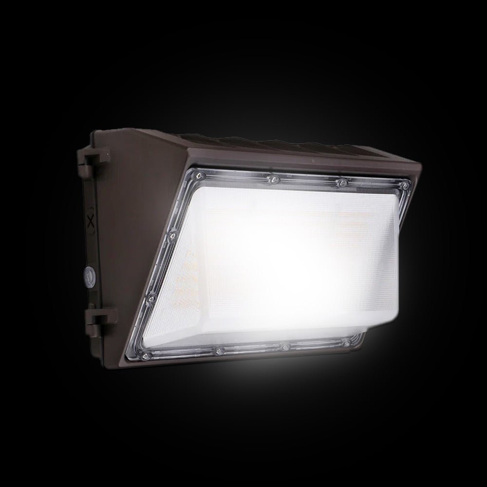 LED Wall Pack Light with Dusk-to-Dawn Photocell, 40W, 5700K, 6250LM, AC120-277V, Forward Throw, Waterproof, UL, DLC Premium, Wall Mount Outdoor Security Lighting Fixture