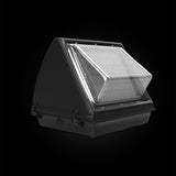 LED Wall Pack Light with Dusk-to-Dawn Photocell 80W 10,200 Lumens, 5700K Bronze Finish - Forward Throw, IP65 Waterproof Outdoor Wall Light Fixture, Commercial Security Lighting
