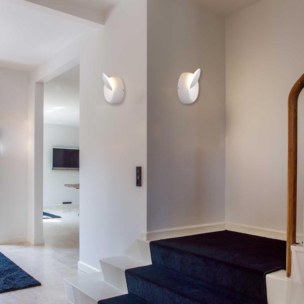 LED Wall Sconce Light, 7W, 3000K (Warm White), Dimmable, Modern Indoor Wall Mount Sconces