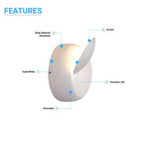 LED Wall Sconce Light, 7W, 3000K (Warm White), Dimmable, Modern Indoor Wall Mount Sconces