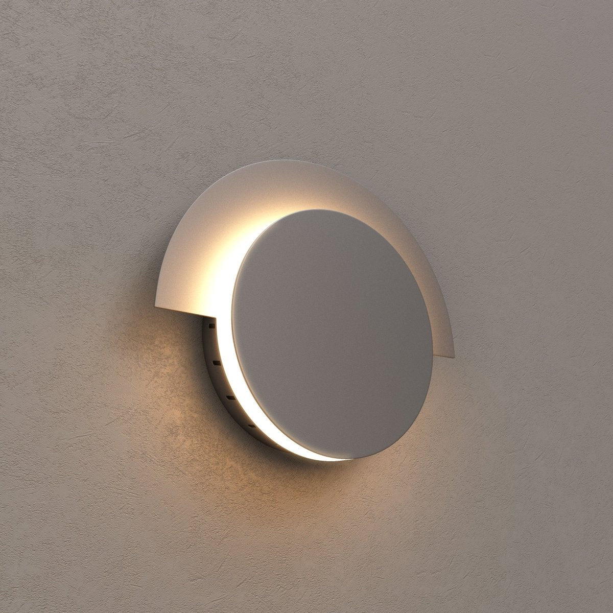 LED Wall Sconce Light For Living Room Lighting, 10W 3000K (Warm White) 483LM 120V Dimmable, Round