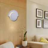 LED Wall Sconce Light For Living Room Lighting, 10W 3000K (Warm White) 483LM 120V Dimmable, Round