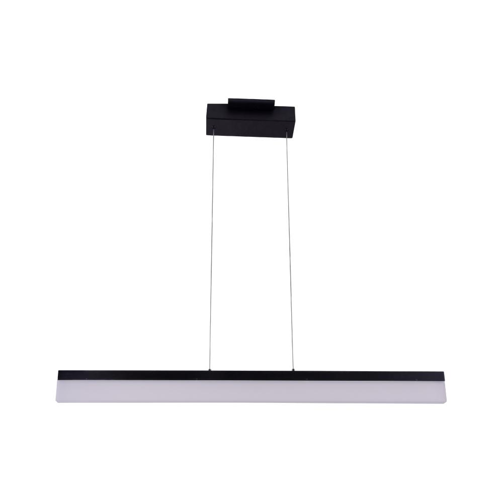 Linear Rectangular Pendant Lighting Fixture, 17W, 3000K (Warm White), 1137LM, Dimension: 36.1''x71''