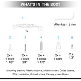 Linear Rectangular Pendant Lighting Fixture, 17W, 3000K (Warm White), 1137LM, Dimension: 36.1''x71''