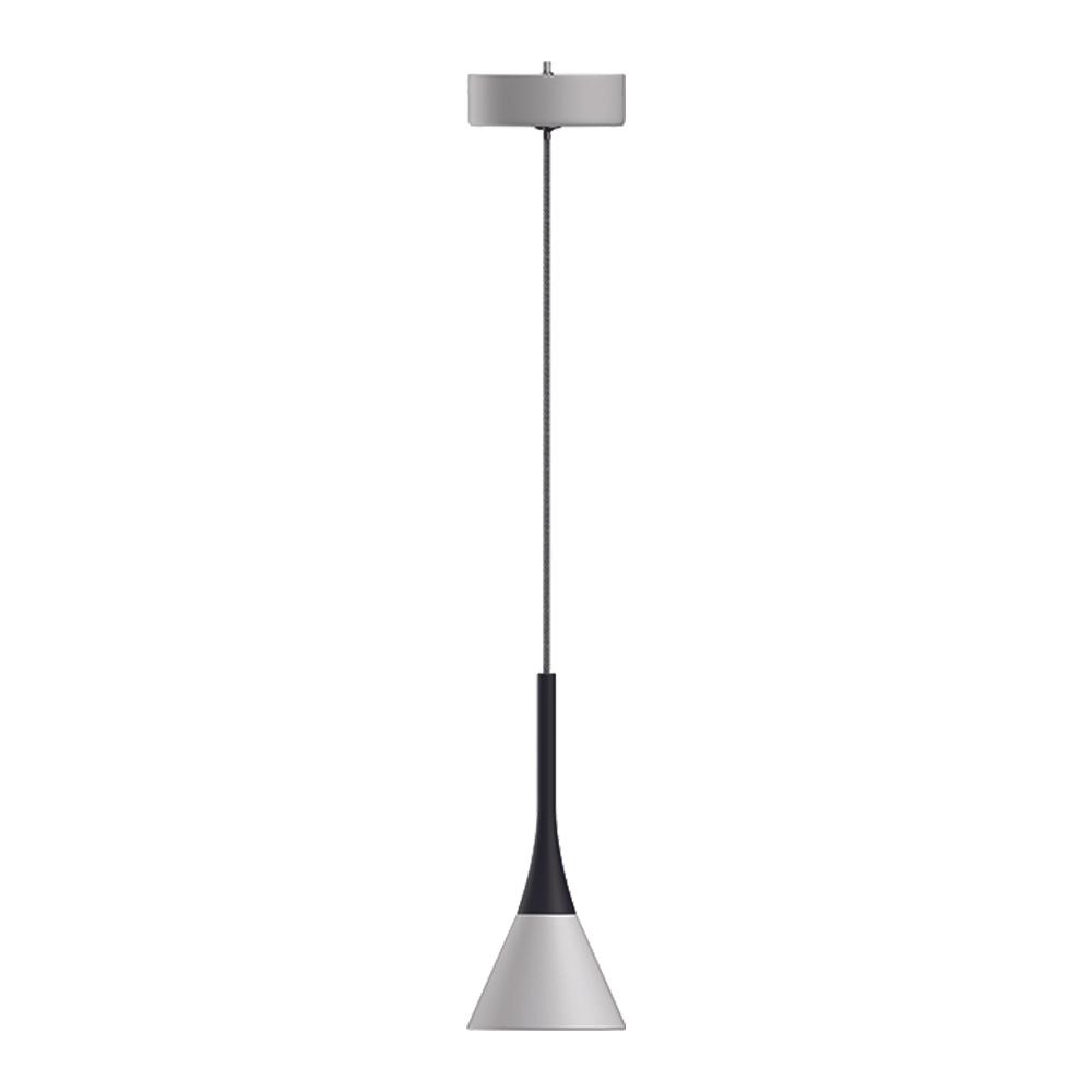 Modern Cone Pendant Lighting, 7W, 3000K, 340LM, Sand white Body Finish, Dimmable, 1-Light