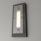 Modern Wall Sconce, Outdoor/Indoor Wall Sconce Exterior LED 11W 3CCT Waterproof Wall Light Fixture, For Porch Entryway Doorway - 4.96"L x 2.99"W x 12.8"H