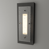 Modern Wall Sconce, Outdoor/Indoor Wall Sconce Exterior LED 11W 3CCT Waterproof Wall Light Fixture, For Porch Entryway Doorway - 4.96"L x 2.99"W x 12.8"H