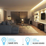 Outdoor LED Strip Lights Waterproof, IP65, 16.4ft Dimmable, 12V, SMD 3528 - 94 Lumens/ft. with Power Supply (KIT), LED Lights for Bedroom, Kitchen, Home Decoration
