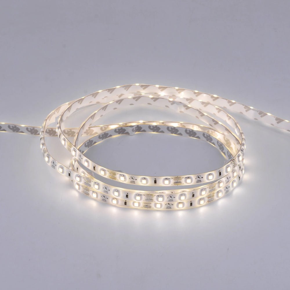 Outdoor LED Strip Lights Waterproof, IP65, 16.4ft Dimmable, 12V, SMD 3528 - 94 Lumens/ft. with Power Supply (KIT), LED Lights for Bedroom, Kitchen, Home Decoration
