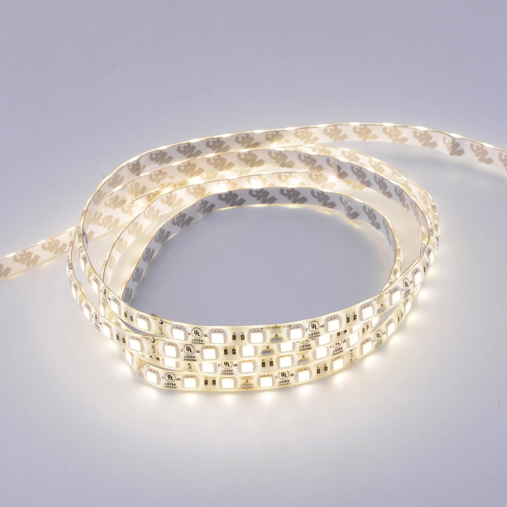 Outdoor LED Strip Lights Waterproof, IP65, 16.4ft Dimmable, 12V, SMD 5050, UL, RoHS Listed, LED Lights for Bedroom, Kitchen, Home Decoration