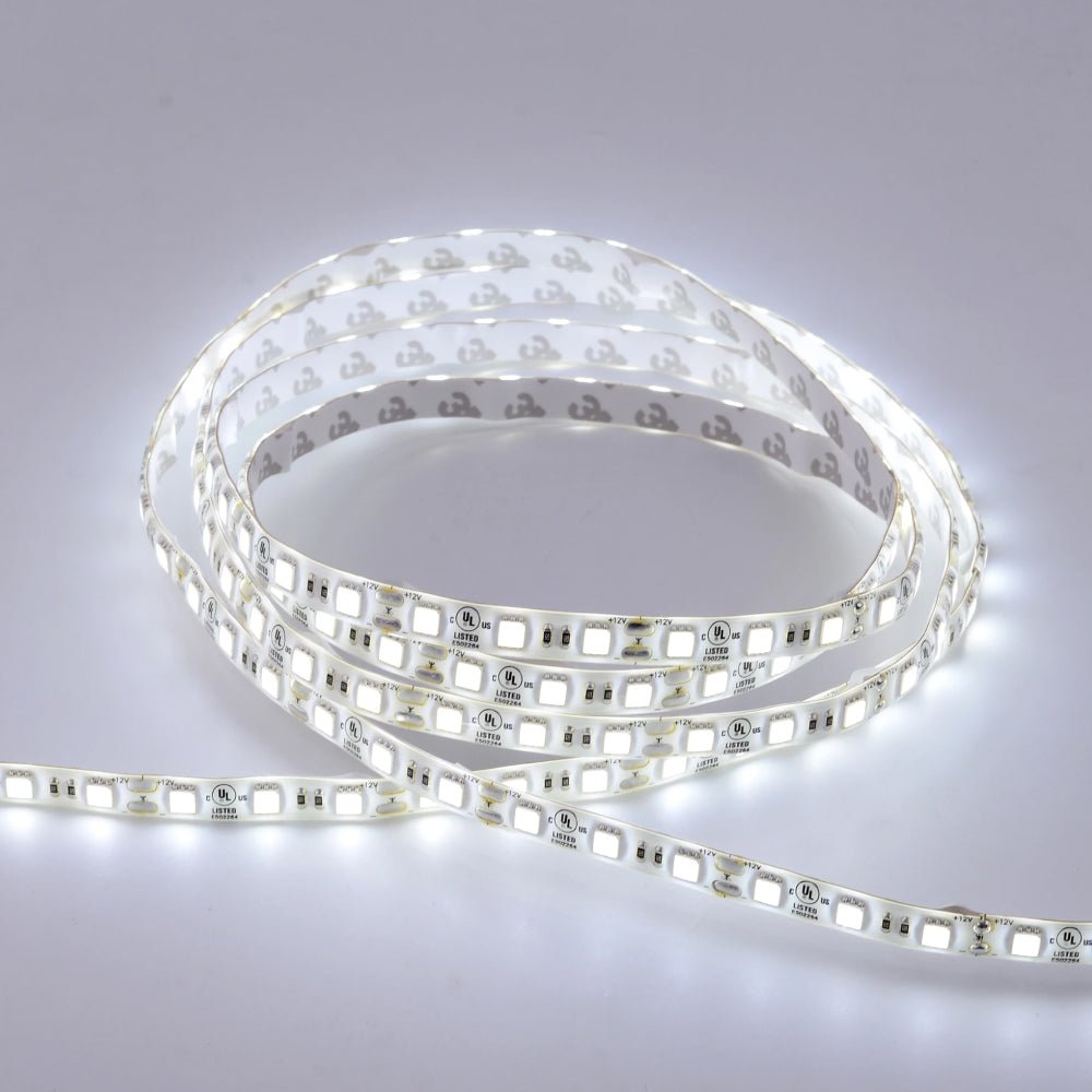 Outdoor LED Strip Lights Waterproof, IP65, 16.4ft Dimmable, 12V, SMD 5050, UL, RoHS Listed, LED Lights for Bedroom, Kitchen, Home Decoration