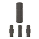 Outdoor LED Up and Down Wall Sconce, Cylinder Outside Lights, 2x36W, AC100- 277V, Double Side (White Light), Exterior Wall Lights