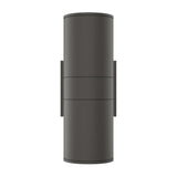 Outdoor LED Up and Down Wall Sconce, Cylinder Outside Lights, 2x36W, AC100- 277V, Double Side (White Light), Exterior Wall Lights