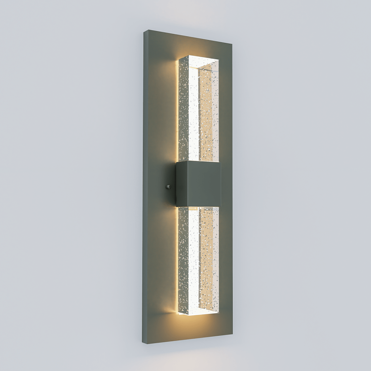 Outdoor LED Wall Sconce Light, Acrylic Bubble, Wall Mount 11W 3CCT, Outdoor Wall Sconce for Patio,Porch,Balcony - 5.79"L x 2.87"W x 20"H