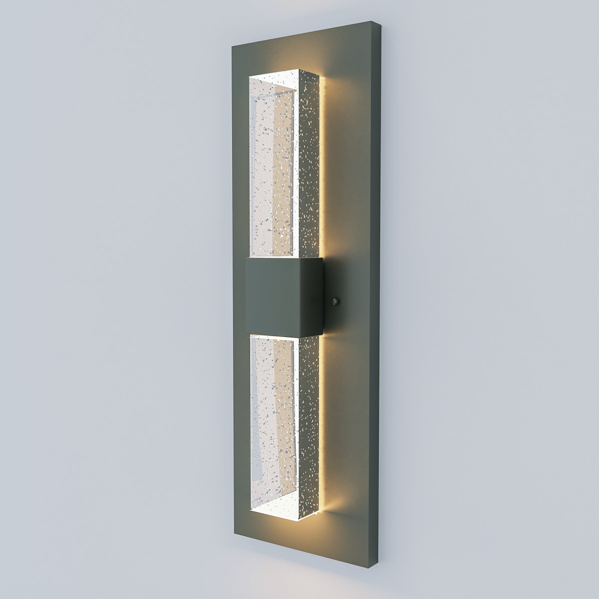 Outdoor LED Wall Sconce Light, Acrylic Bubble, Wall Mount 11W 3CCT, Outdoor Wall Sconce for Patio,Porch,Balcony - 5.79"L x 2.87"W x 20"H