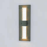 Outdoor LED Wall Sconce Light, Acrylic Bubble, Wall Mount 11W 3CCT, Outdoor Wall Sconce for Patio,Porch,Balcony - 5.79"L x 2.87"W x 20"H