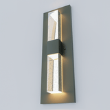 Outdoor LED Wall Sconce Light, Acrylic Bubble, Wall Mount 11W 3CCT, Outdoor Wall Sconce for Patio,Porch,Balcony - 5.79"L x 2.87"W x 20"H