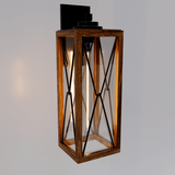 Outdoor Wall Lantern 16" H Waterproof Exterior Wall Light Outdoor Sconce Lighting Fixtures Anti-Rust Wall Mount Lamp for Front Porch Garage Doorway Entryway - 5.47"L x 6.3"W x 16.06"H