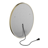 Oval LED Lighted Bathroom Vanity Mirror, Touch Switch, Anti-Fog Wall Mounted Makeup Mirror & CCT Remembrance, CRI 90+, LED Oval Mirror for Bathroom, Lunar Style