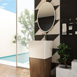 Oval LED Lighted Bathroom Vanity Mirror, Touch Switch, Anti-Fog Wall Mounted Makeup Mirror & CCT Remembrance, CRI 90+, LED Oval Mirror for Bathroom, Lunar Style