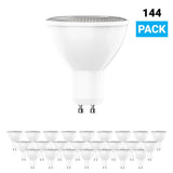PAR16 LED Light Bulbs - 6.5 Watt GU10 base 3000K - 500 Lumens, Dimmable