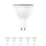 PAR16 LED Light Bulbs - 6.5 Watt GU10 base 3000K - 500 Lumens, Dimmable
