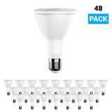 PAR38 LED Flood Light Bulbs 16.5 Watt 3000K 1200 Lumens Dimmable 120V E26 Base Damp Location