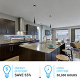 Pyramid Shaped Pendant Light, 7W, 3000K, 516LM, Dimmable, 1-Light
