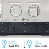 Rectangle Bathroom Light Fixtures, 24 Inch/36 Inch, 4000K (Cool White), Dimmable, ETL Listed, Bathroom Vanity Lighting