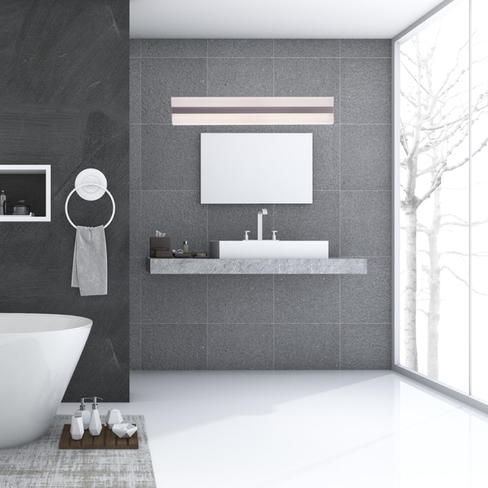 Rectangle Bathroom Light Fixtures, 24 Inch/36 Inch, 4000K (Cool White), Dimmable, ETL Listed, Bathroom Vanity Lighting