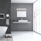 Rectangle Bathroom Light Fixtures, 24 Inch/36 Inch, 4000K (Cool White), Dimmable, ETL Listed, Bathroom Vanity Lighting