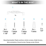 Ring 1-Light LED Unique Design Pendant, 34W, 3000K (Warm White), 1028LM, Dimmable, Aluminum Body Finish, Pendant Mounting