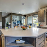 Ring 1-Light LED Unique Design Pendant, 34W, 3000K (Warm White), 1028LM, Dimmable, Aluminum Body Finish, Pendant Mounting