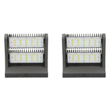 Rotatable LED Wall Pack Light 80W 5700K, 10800LM, Black, UL, DLC Premium, IP65, Adjustable Head Can be used as Up/Down Light, Outdoor Rotatable Wall Light